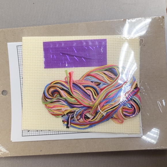 Counted Cross stitch embroidery for NEW BABY for hand crafted work and artisan - Picture 2 of 2